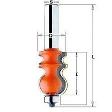 CMT 855.901.11 Molding Router Bit 1/2" Shank, NEW