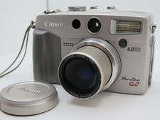 Canon Powershot G2 4MP Digital Bridge Point & Shoot Camera Tested Working