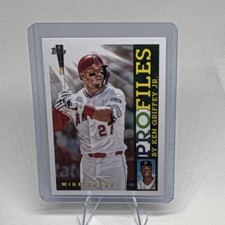 Topps Profiles by Ken Griffey Jr. Mike Trout TP-2 Los Angeles Angels Insert