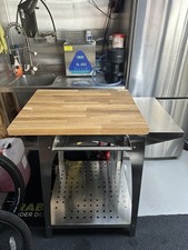 Igneus Bambino Pizza Oven Stands Stainless Steel Table Garden Garage