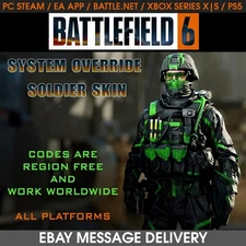Battlefield 6 - System Override Soldier Skin - BF6 Razor Key / CODE Global Fast⚡