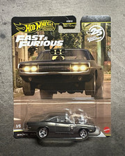 Hot Wheels Fast & Furious 1970 Dodge Charger R/T Gray Diecast, Unopened Box