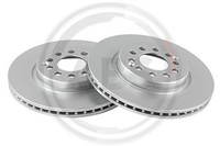 2X A.B.S. Bremsscheibe 19025 Grauguss FüR MG ZS SUV AZS1 Gdi Vti