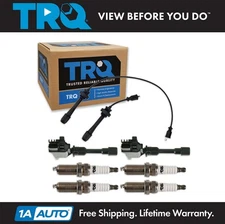 TRQIgnition Coils Wires & Spark Plugs Fits 01-03 Mazda Protege 02-03 Protege5