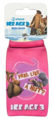 J-Straps Ice Age Nut Love Scrat Handysocke Socke Tasche Köchertasche Hülle Etui