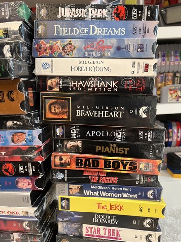 Lot of 43 Brand NEW Factory Sealed VHS Tapes Movies + BONUS TAPES! PLEASE READ! - Picture 5 of 24
