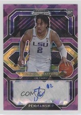 2021 Panini Prizm Draft Picks Purple Ice 76/99 Trendon Watford #CP-TWA Auto 00am