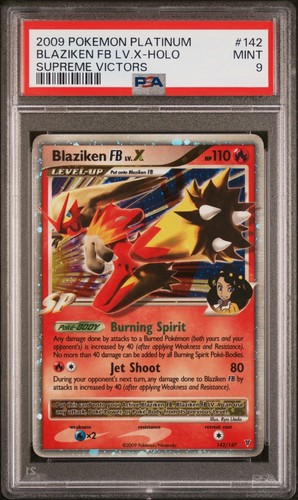 Blaziken FB LV.X graded PSA 9 for sale on eBay