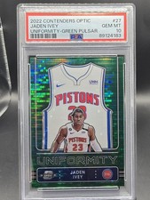 JADEN IVEY 2022-23 Contenders Optic RC Uniformity Green Pulsar /25 PSA 10 GEM