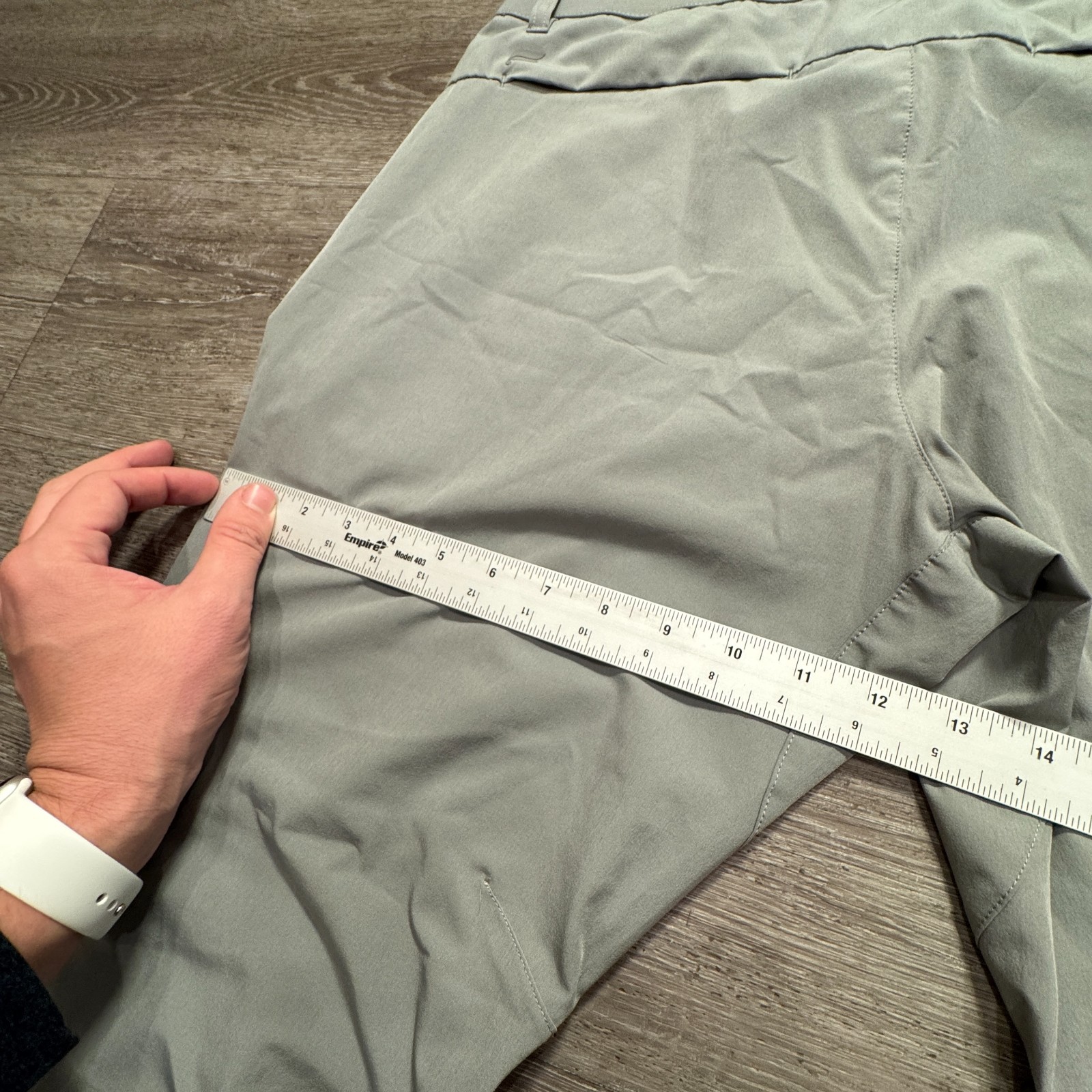 Fabletics Pants Mens 34 Gray Performance Chino Te… - image 12