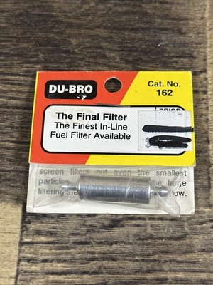 DU-BRO THE FINEST IN LINE FILTER - THE FINAL FILTER - CAT NO 162