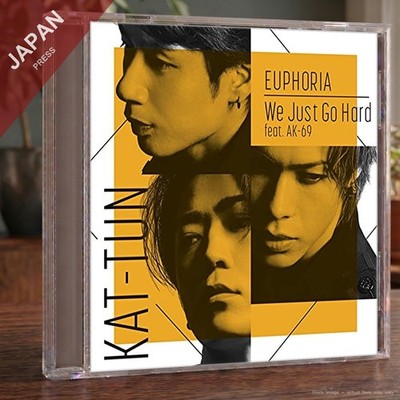 KAT-TUN - EUPHORIA / We Just Go Hard feat. AK-69... CD Japan Import J-Pop