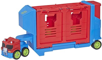 Heroes Transformers Rescue Bots Academy Flipracer Trailer