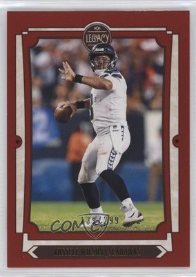 2019 Panini Legacy Red 139/299 Russell Wilson #90 04u5