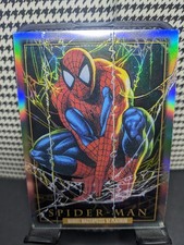 Spider-Man Refracting Rainbow 2024 Marvel Masterpieces 92 Platinum Series #87