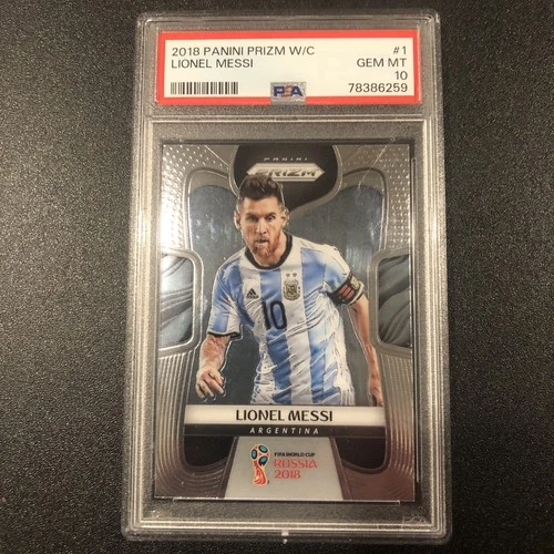 Lionel Messi 2018 Prizm World Cup #1 PSA 10 GEM MINT 💎 Argentina 🇦🇷