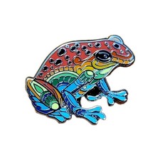 Enamel Lapel Pin Frog   