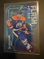 2025-26 Flair Leon Draisaitl Flash + Flair Edmonton Oilers