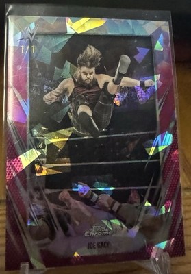 2026 Topps Chrome Sapphire padparadscha WWE Joe Gacy #153 1/1