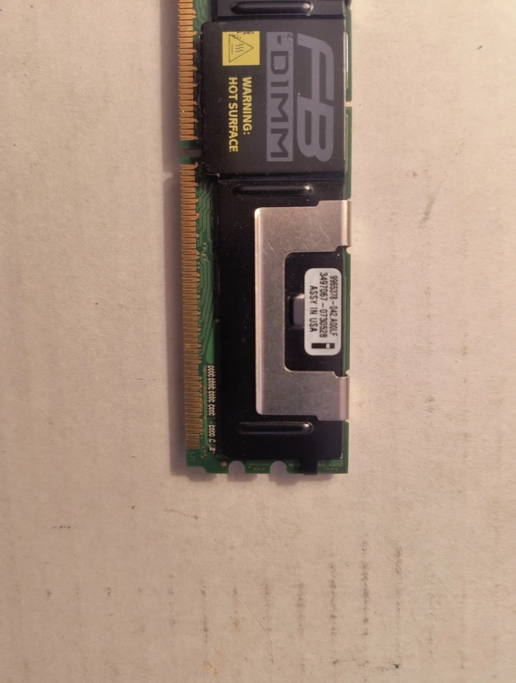 32GB 8x4GB Kingston KTH-XW667/8G DDR2-667 PC2-5300F ECC FB SERVER RAM  - Image 3 of 3