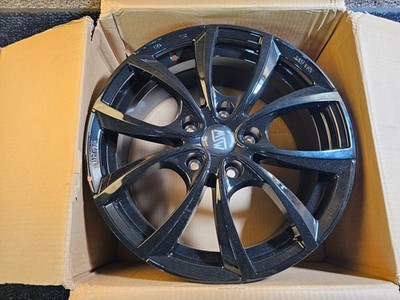 (QTY 1) MSW MSW 27 Gloss Black Wheel Rim 7.5x17 5x120 47mm W19246001C5