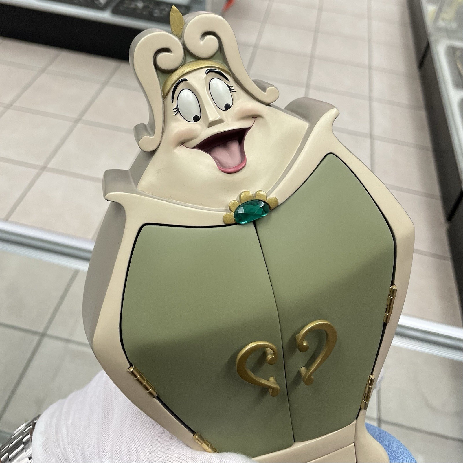 Disney WDCC Beauty and the Beast Wardrobe "You'll Look Ravishing in This One"