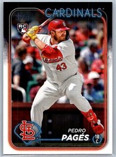 Pedro Pages 2024 Topps Update RC Rookie #US338 St. Louis Cardinals