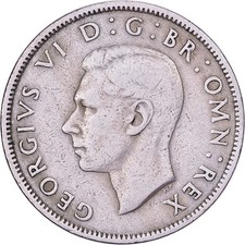 #638800 Great Britain, George VI, Florin, Two Shillings, 1948, Copper-nickel,