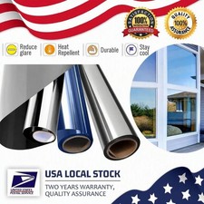 One Way Mirror Tint Window Film Privacy Protect UV Reflective Sun Block For Home
