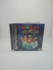 Worms World Party (Sony PlayStation 1, 2002) PS1 CIB TESTED WORKS W/ Reg Card