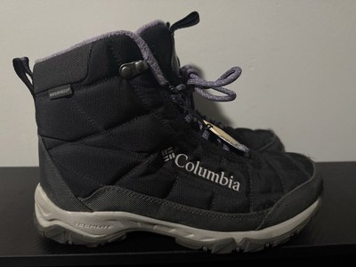Colombia Firecamp Boot Black W/ Purple Womens Size 9.5