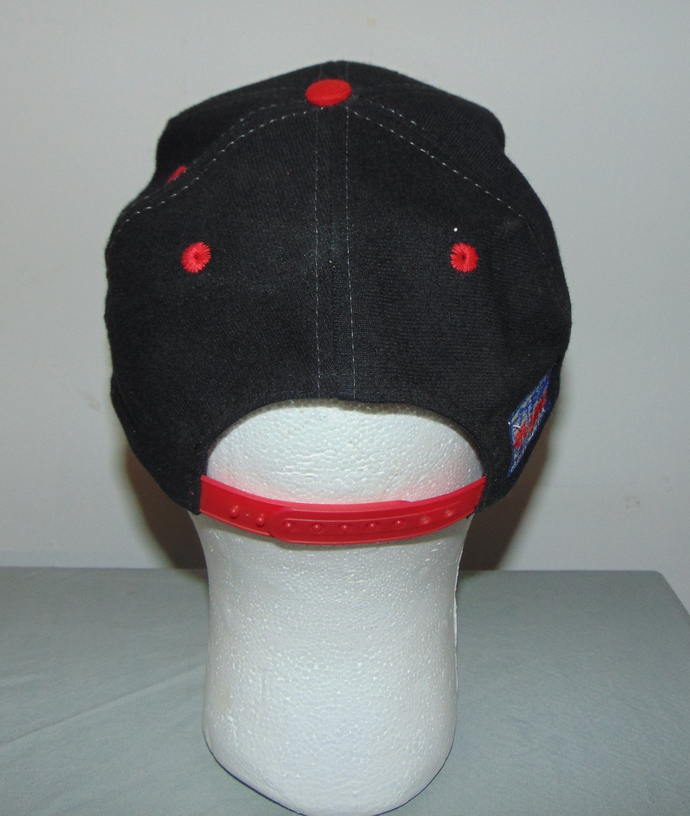 Rare Original 90's Logo Athletic Kansas City Chiefs Black Dome Sharktooth  Hat