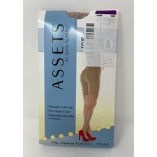 ASSETS by SPANX Women's Hi-Waist Mid-Thigh Shaper Size 5 Nude Control 166B New