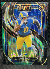 2024 Panini Select JARED VERSE RC Premier Level Black Green Shock Prizm Rookie