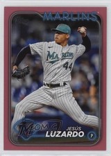 2024 Topps Series 1 Mother's Day Hot Pink /50 Jesus Luzardo Jesús #123 12ui