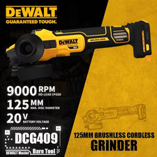DEWALT DCG409 125MM Brushless Cordless Grinder 20V 9000RPM Bare Tool