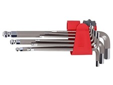 48330 Schl&uuml;sselsatz Sechskant,kugelf&ouml;rmig Stahl S2 9Stk. PROLINE