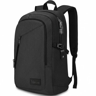 Business Travel Laptop Backpack, Anti Theft Slim Laptop Bag with USB Charging Po