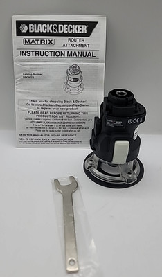 Black and Decker BDCMTR Variable Multi-Tool Matrix Router Attachment