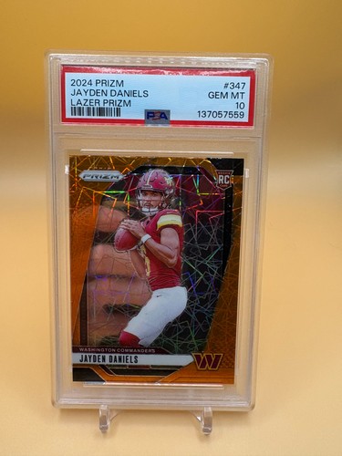 2024 Prizm - Jayden Daniels #347 Lazer PSA 10