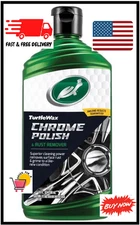 Turtle Wax CHROME POLISH & RUST REMOVER Chrome Bumpers Wheels Trim Accessories