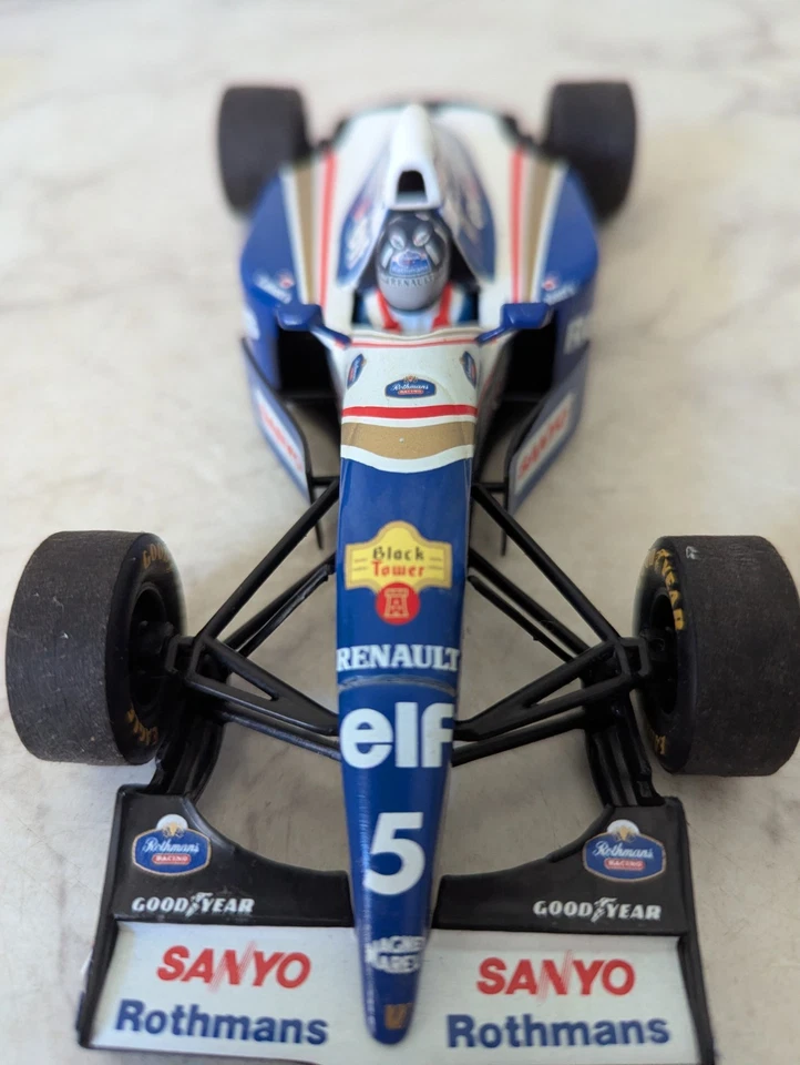 Coche de carreras ONYX Damon Hill Williams Renault FW16 DieCast F1 sin caja  Foto 3 de 4