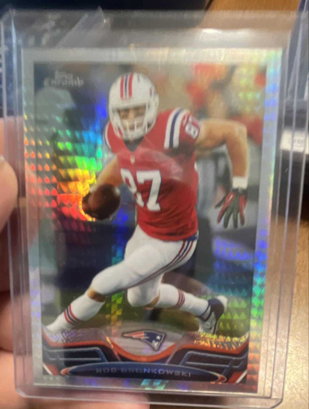 2013 Topps Chrome - Rob Gronkowski #35 Prism Refractor /260