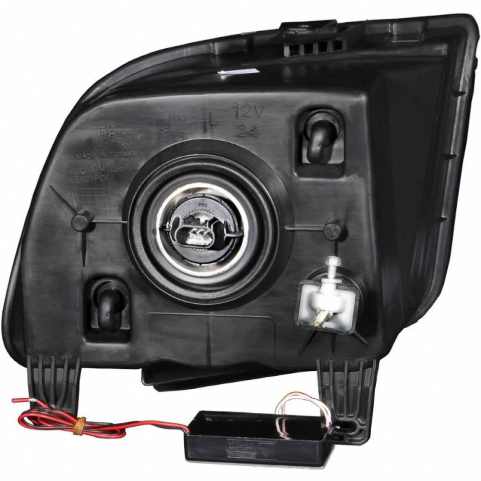 Faros de cristal ANZO para Ford Mustang 2005-2009 con halo negro (CCFL) Foto 2 de 4