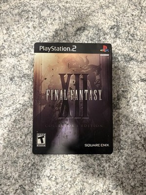 Final Fantasy XII Collector's Edition Sony PlayStation 2 Final Fantasy SteelCase