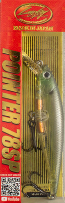 LUCKY CRAFT POINTER 78SP 3/8OZ PT78SP-252 PHANTOM CHART SHAD D2150