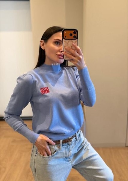 Women Sandro Sweater Blue 36