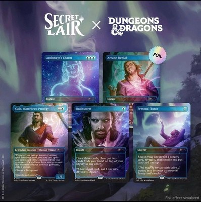 Gale's Ambition - FOIL - Secret Lair x D&D MTG Magic - IN HAND