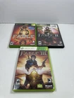 Fable 1 2 3 Xbox 360 Bundle Microsoft Lot Of 3