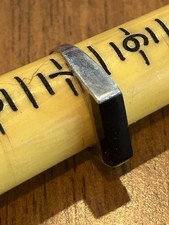 Sterling Silver  Onyx Ring - Sz. 6.75